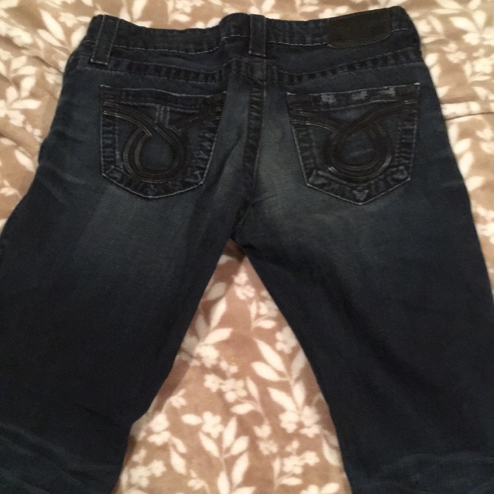 Big star dark wash like new jeans